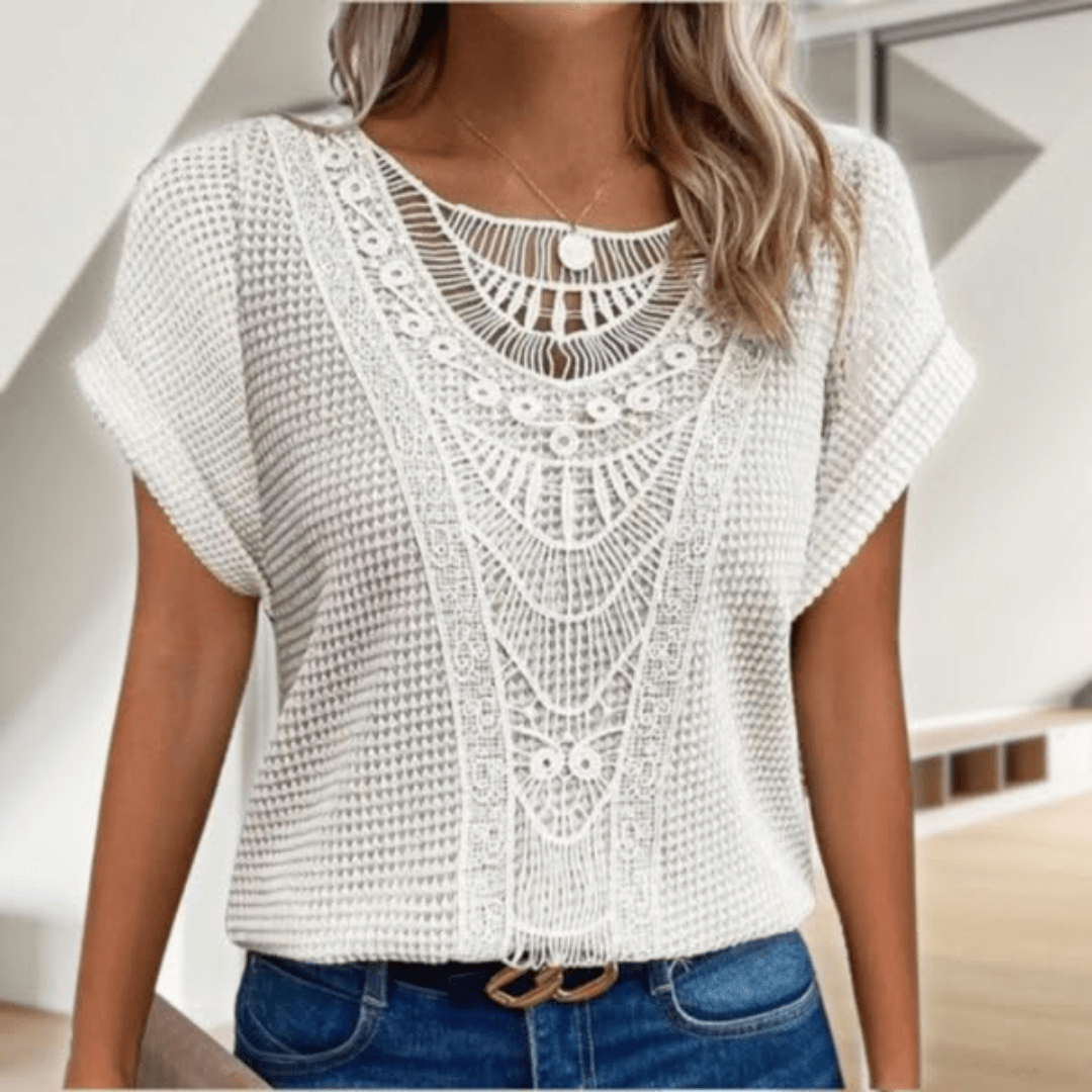 Liva™ | Elegante, door Ibiza geïnspireerde blouse