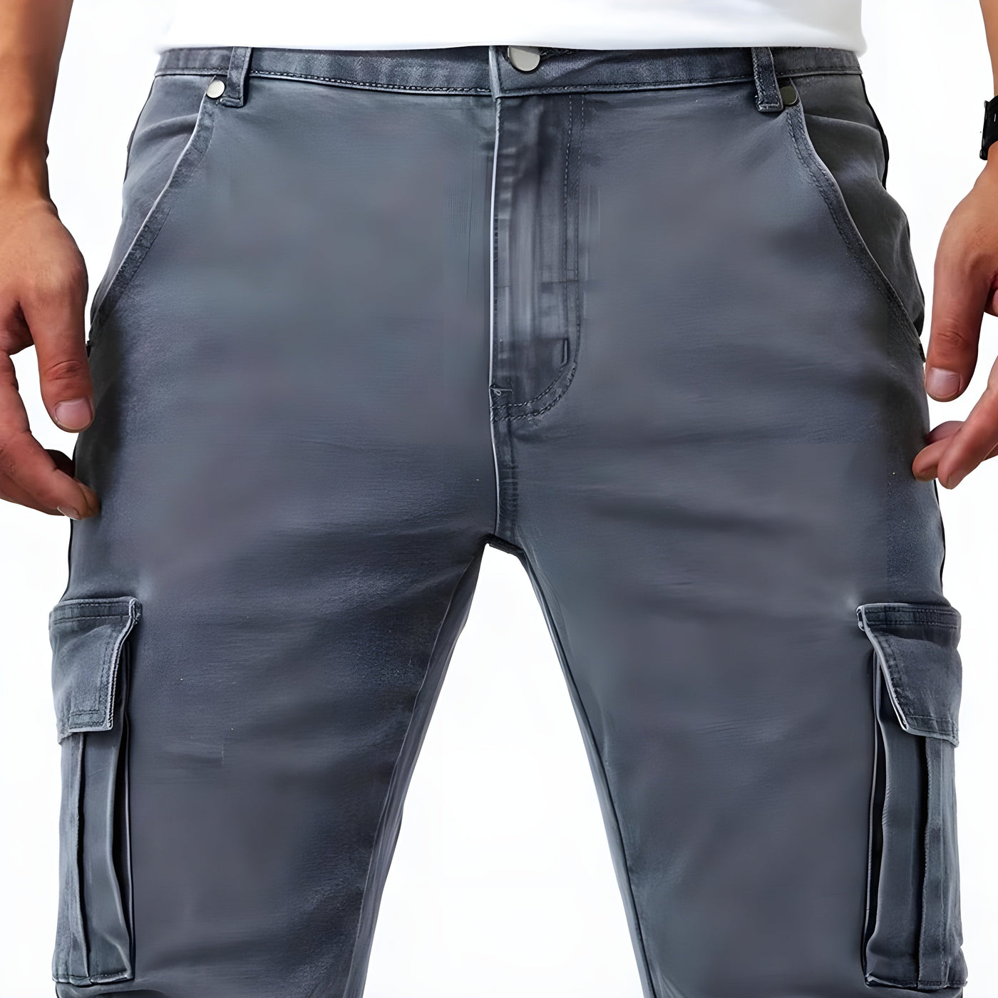 Samuel™ | Stretch Denim Cargo-Broek