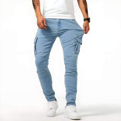 Samuel™ | Stretch Denim Cargo-Broek