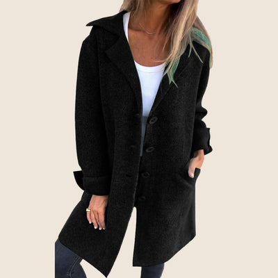 Frankie | Casual Oversized Mantel met Revers