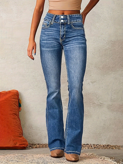 Aya™ | Hoge Taille Flared Jeans
