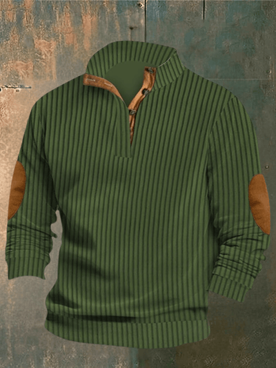 COOPER - RIPPED SWEATER MET HOHEM KRAGEN
