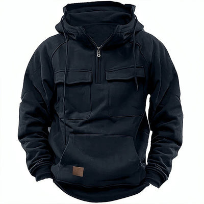Xavier - Gezellige winterhoodie met ritssluiting
